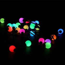 Decoração portátil de pouco peso do parque temático do bocado flexível do ponto 16 do diodo emissor de luz do pixel do RGB