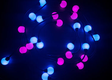 Comprimento programável das luzes de Natal 28MM do diodo emissor de luz do PVC Rgb para o clube do feriado