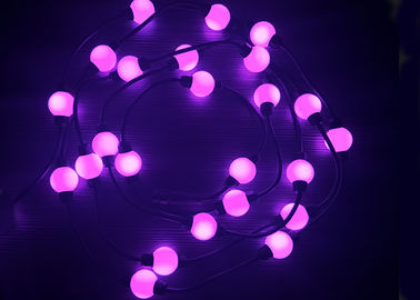 Comprimento programável das luzes de Natal 28MM do diodo emissor de luz do PVC Rgb para o clube do feriado