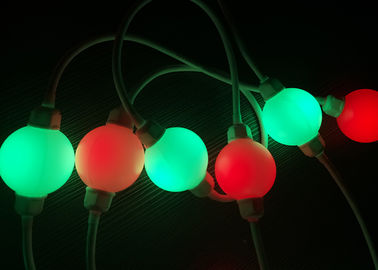 Bola do pixel do diodo emissor de luz do RGB do material do PVC 0,028 ampères de cor completa 25 Triklits endereçável