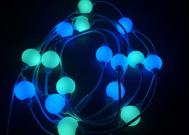 Bola do pixel do diodo emissor de luz do RGB do material do PVC 0,028 ampères de cor completa 25 Triklits endereçável