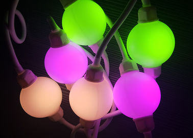 Bola do pixel do diodo emissor de luz do RGB do material do PVC 0,028 ampères de cor completa 25 Triklits endereçável