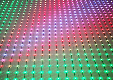 Luzes feericamente da malha da rede do diodo emissor de luz do bulbo geado com alojamento poli durável do carbonato