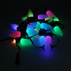 Tipo flexível personalizado do conector do fechamento da torção das luzes LLT da corda de Shell RGB