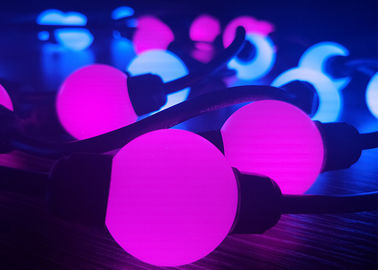 Comprimento programável das luzes de Natal 28MM do diodo emissor de luz do PVC Rgb para o clube do feriado
